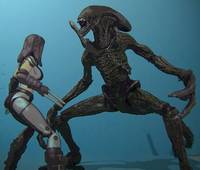 Drone Alien; Xenomorph; 1:18 Scale (Alien vs Predator) Custom Action Figure