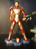 Mark 42 with Stark Head (Iron Man) Custom Action Figure