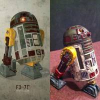 R3-7T Concept(Boba Fett Paint Scheme) (Star Wars) Custom Action Figure