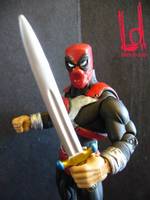 MOTUC Deadpool V2 (Masters of the Universe) Custom Action Figure
