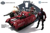 Cobra/Decepticon Alliance Bludgeon Armadillo Tank (Transformers) Custom Action Figure