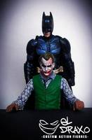 The Dark Knight MM Interrogation Joker (Dark Knight) Custom Action Figure