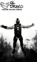 The Dark Knight Rises MM Bane V. 2 (Dark Knight) Custom Action Figure