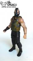 The Dark Knight Rises MM Bane V. 2 (Dark Knight) Custom Action Figure