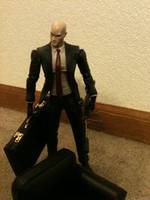 47 Briefcase (Hitman) Custom Diorama / Playset