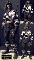 War Paint Conan the Barbarian (Conan) Custom Action Figure