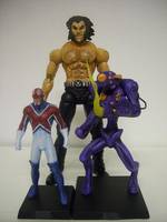 The Fury and Captain Britain - Classic Marvel Figurine Collection (Marvel) Custom Miniature / Figurine