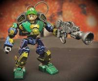 Mech-Suit Mario Brothers Mario and Luigi (Super Mario Bros) Custom Action Figure