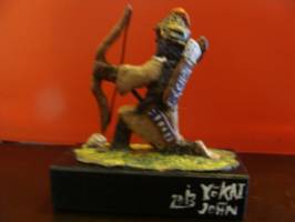 Honshu Emishi Warrior(Archer Kneeling) (Misc) Custom Miniature / Figurine