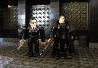 Neo and Agent Smith Matrix Mega Bloks (Mega Bloks) Custom Action Figure