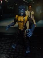 Beast in Flightsuit from X-Men:First Class (X-Men - Movies) Custom Action Figure
