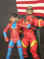 Icon and Rocket (Milestone/ DC Universe) (Marvel Legends) Custom Action Figure