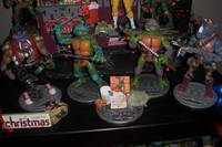 TMNT Classic Collection* X-MAS*LIGHT_UP* Building PLAYSET (Teenage Mutant Ninja Turtles) Custom Diorama / Playset