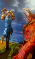 Actraiser....Statue Warrior (ActRaiser) Custom Action Figure