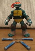 TMNT 2012 Michelangelo (Teenage Mutant Ninja Turtles) Custom Action Figure