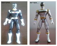Zhane: The Silver Space Ranger (Power Rangers) Custom Action Figure