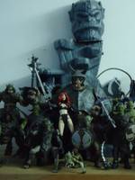 The Goblin Queen Diorama 3.0 (Update) (Fantasy) Custom Diorama / Playset