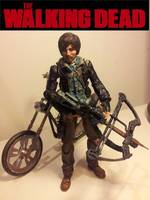 Daryl Dixon and Motorbike Season 4 (Walking Dead) Custom Action Figure