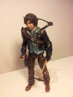 Daryl Dixon and Motorbike Season 4 (Walking Dead) Custom Action Figure