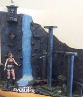 Lara Croft and the Ruins (Tomb Raider) Custom Diorama / Playset