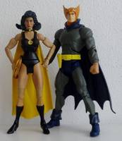 Silver Age Crime Syndicate of America Owlman & Superwoman (DC Universe) Custom Action Figure