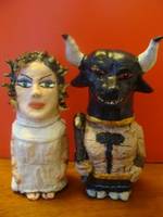Minotaur & Medusa Salt & Pepper Shaker Set (Misc) Custom Other