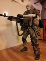 WWR Heavy Gunner Grunt (Zombies vs. Robots) Custom Action Figure