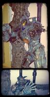 Battle Ravaged Gipsy Danger W/ Plasma Caster (Pacific Rim) Custom Action Figure