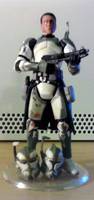 Commander Wolffe (Star Wars Clone Wars) Custom Action Figure