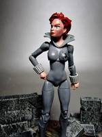 Black Widow "Grey Outfit" (Marvel Universe) Custom Action Figure