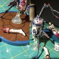 Zombie R2-D2 with Clonetrooper Diorama(Update) (Zombies) Custom Action Figure