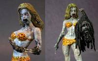Zombie Sheri Moon (Movie Maniacs) Custom Action Figure