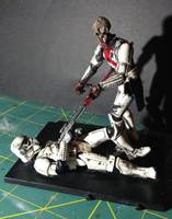 "Brother against Brother" (Zombies) Custom Action Figure