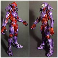 Onslaught  ( Born Again Concept ) W/Alternate Head (Marvel Universe) Custom Action Figure