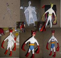 The Patriotic Bat Guardian (a JAMIE HEWLETT ART TRIBUTE) (Tank-Girl) Custom Other