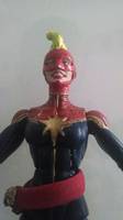 Captain Marvel Carol Danvers with Helmet (Marvel Legends) Custom Action Figure