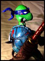 Battle Damage Leo (Teenage Mutant Ninja Turtles) Custom Action Figure