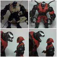 Venom Deadpool's Suit (Marvel) Custom Action Figure