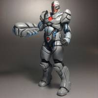 JLA War 52 Concept Cyborg (DC Infinite Heroes) Custom Action Figure