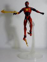WILDFIRE Drake Burroughs ERG-1 Legion of Super-Heroes Member (DC Universe) Custom Action Figure