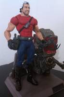 Tom Strong (Strange)  Vs.  the Mechanized Alien Brains from Dimention "Z" (Original) Custom Action Figure