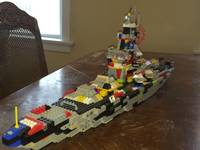 Navy Destroyer Battle Ship (Lego) Custom Vehicle