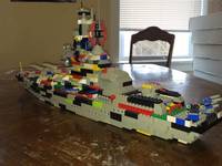 Navy Destroyer Battle Ship (Lego) Custom Vehicle