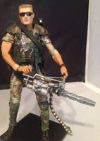 Duke Nukem - Colonial Marine Heavy Gunner (Aliens) Custom Action Figure