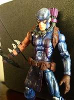"repainted" Hawkeye (Marvel Legends) Custom Action Figure