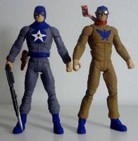 Commando Yank & Phantom Eagle Squadron of Justice Earth-5 (DC Universe) Custom Action Figure