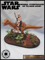 Imperial Trooper on Tillaran Mount (Star Wars) Custom Diorama / Playset
