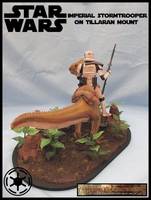 Imperial Trooper on Tillaran Mount (Star Wars) Custom Diorama / Playset