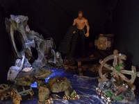 Lutey the Fisherman Figure and Sea Cove Diorama (Fantasy) Custom Action Figure