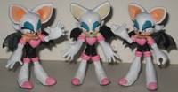 2 Rouge the Bats (Sonic) Custom Action Figure